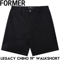 ショーツ ハーフパンツ FORMER フォーマー LEGACY CHINO 19 WALKSHORT FWA-25207 BLACK 25SU日本代理店正規品のサムネイル