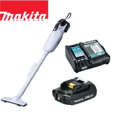 当店だけ！バッテリー充電器も1年保証! マキタ 18V コードレス 掃除機 紙パック式 CL182FDZW +急速充電器DC18RF+軽量バッテリーBL1820B 充電式 ハンディ クリーナー 当店オリジナルセット CL182FDRFW(軽量ver)