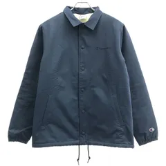 Champion チャンピオン ロゴ刺繍ボアコーチジャケット C8-L645 ネイビー M
