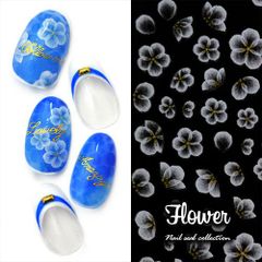 Free Shipping! Ultra-thin, sheer, flower-patterned gel nail stickers for nail art. Perfect for drip-style nail art. Perfect for DIY nail art. Floral prints, perfect for nail art decorations. Available from Nail Studio.