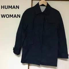 【コットン】HUMAN WOMAN　ヒューマンウーマン　テーラードジャケット　Ｌのサムネイル