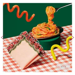 新品未使用　チカザワレース　シーズンタオルハンカチ/ナポリタン（サーモンピンク、グレー）