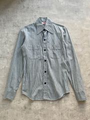 70's vintage LEVI'S stripe work shirt