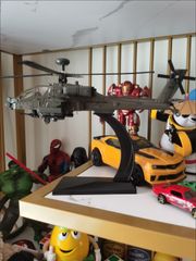 新品未开封 長弓アパッチ武装ヘリコプター合金模型  高還元性  25cm  置物、飾り、コスプレ道具