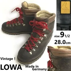 70s-80s?/Vintageドイツ製★ローバー/LOWA★本革/レザー/トレッキングブーツ/シューズ【9.5/28.0/茶】雪山/重登山靴/Boots/shoes◆bZ-222<sale>のサムネイル