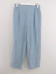 ◇ green label relaxing グリーンレーベルリラクシング UNITED ARROWS ウエストゴム パンツ サイズ38 ブルー レディース P  【中古】 【1209260005254】