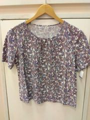 中古】NOKO OHNO ノコオーノ 半袖ニット 伸縮あり ポリエステル