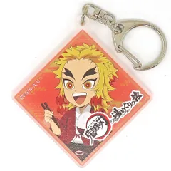 【中古】キーホルダー 煉獄杏寿郎 和紙風キーホルダー 「鬼滅の刃 湯めぐりの旅」