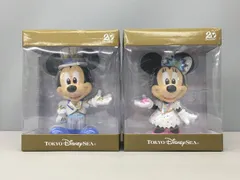 ディズニーシー フィギュア2体まとめセット 20周年記念 ミッキーマウス ミニーマウス 美品 2503LR164