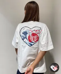 【ムラスポ公式】新品 TAHCHEE ターチー 半袖 Tシャツ レディース バックプリント オーバーサイズ 和モチーフ TC240700-02 ムラサキスポーツ限定のサムネイル
