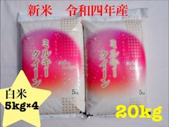 ミルキークィーン　白米　20kg 令和四年産