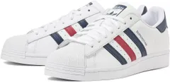 [アディダス] シューズ スニーカー スーパースター SUPERSTAR フットウェアホワイト/ネイビー/レッド JI4271 26.0cm [フットウェアホワイト/ネイビー/レッド] [26.0 cm]