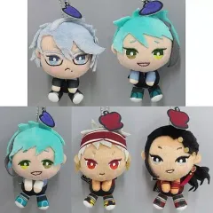 【中古】雑貨 全5種セット ＆ you モアプラス運動着キーチェーンマスコット“オクタヴィネル寮＆スカラビア寮” 「ディズニー ツイステッドワンダーランド」