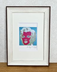 アンディ・ウォーホル☆デッドストック限定１枚◎新品額付☆マット付ポストカードフレーム◇Andy Warhol☆A4サイズ程度☆5