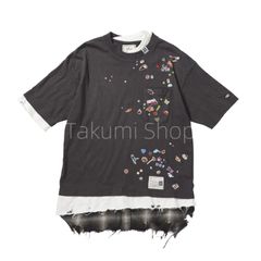 Maison MIHARA YASUHIRO トリプルレイヤードTシャツ グレー 3サイズ 立体構造カットソー