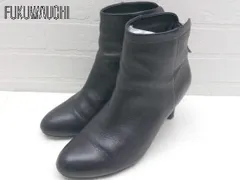 ◇ green label relaxing UNITED ARROWS ジップアップ ショート ブーツ サイズS ブラック レディース 【中古】 【1002798752849】