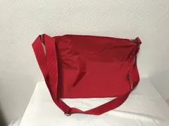 本物アニエスベーagnesb.ナイロンショルダーバッグトラベルボディメッセンジャーポシェットビジネスバックメンズレディースサーフアメカジミリタリーストリートスケーターワークビジネススーツモードゴルフドレス旅行赤レッド