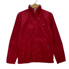 TOMMY HILFIGER/トミーヒルフィガー ナイロンジャケット ライトアウター ワンポイント刺繡 オーバーサイズ ビッグシルエット ホンコン製 メンズ M レッド