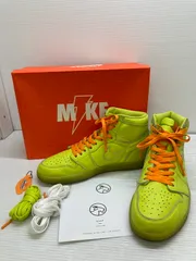 【中古品】NIKE ナイキ AIR JORDAN 1 RETRO HIGH GATORADE CYBER AJ5997-345 エアジョーダン1 レトロ ハイ ゲータレード サイバー スニーカー【160-250701-em-28-min】