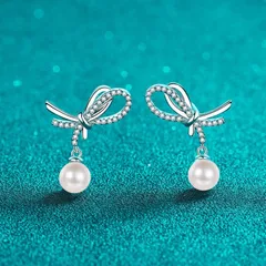 ピアス モアサナイト 0.28ct シルバー925 人工ダイヤモンド モアッサナイト ギフト 普段使い 耳飾り パーティー 結婚式 プレゼント med88