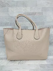 ■ RODE SKO ロデスコ 定期入れ付き トートバック ベージュ レディース P  【1407260040675】