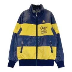 サイズ：M LE COQ GOLF ルコックゴルフ  2WAY中綿ジャケット ボーダー柄 ネイビー系 [240101496404] ゴルフウェア レディース ストスト