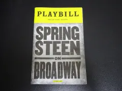 Bruce Springsteen 「Springsteen on Broadway」 パンフレット　PLAYBILL　ブルース・スプリングスティーン
