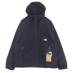 THE NORTH FACE ノースフェイス NP72230 Compact Jacket コンパクト ジャケット シェルジャケット スタッフサック付き ブラック系 XL【新古品】【未使用】【中古】