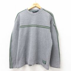 XL/古着 エアロポステール 長袖 ビンテージ Tシャツ メンズ 00s クルーネック グレー 25may21 中古