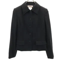 Givenchy ジバンシー 日本製 ウールジャケット 36 ブラック レディース 古着のサムネイル