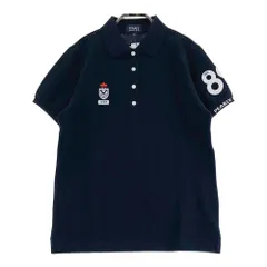 サイズ：1 PEARLY GATES パーリーゲイツ  半袖ポロシャツ ワッペン  ネイビー系 [240101503266] ゴルフウェア レディース ストスト