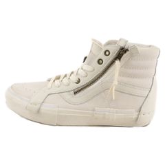 VANS (ヴァンズ) ×MASTERMIND Vault Sk8-Hi Cap LX マスターマインド ヴォルト サイドジップ ハイカットスニーカー ホワイト US10/28cm