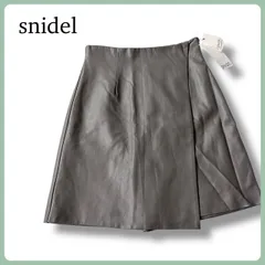 未使用タグ付き snidel レザーショートスカショーパン S スカート ショートパンツ