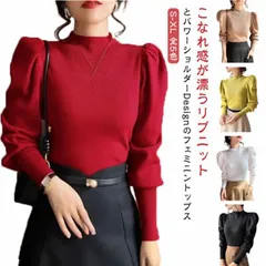 パワショル ニット ハイネック タートルネック パワショルニット レディース 秋冬 パワーショルダー トップス 春 秋 冬 長袖 セーター タートル リブニット リブ ニットセーター インナー ブラウ#kkk09187