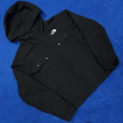 THE NORTH FACE(ザノースフェイス) 黒 ポケット フード ウィンドブレーカー