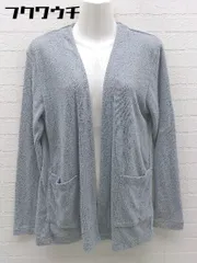 ◇ nano universe ナノ ユニバース 長袖 カーディガン サイズM ライトブルー系 レディース 【中古】 【1002798480759】