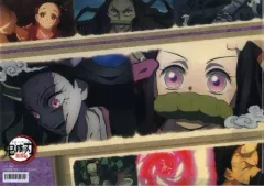 【中古】クリアファイル 竈門禰豆子 ランチョンマットケース 「鬼滅の刃 遊郭編 キャラクター絵巻カフェ in ufotable Cafe×マチ★アソビCAFE 第三期」