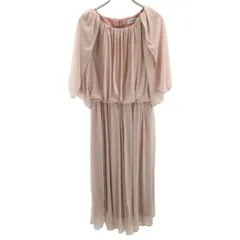 未使用 ナノユニバース エスパンディドレープ2WAY ワンピース 38 ピンクベージュ nano universe レディース 【210307】 【中古】