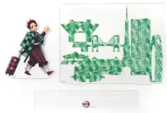 【中古】アクリルスタンド・アクリルパネル 竈門炭治郎 ワールドツアー 描き下ろしイラスト アクリルスタンド 「ワールドツアー上映 鬼滅の刃 上弦集結、そして刀鍛冶の里へ」 劇場グッズ