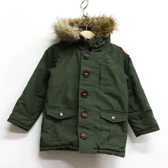 ジャンクストア ミリタリージャケット ファー付き アウター キッズ 男の子用 110サイズ カーキ JUNK STORE 【中古】のサムネイル