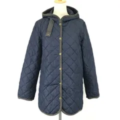 メルローズ/MELROSE★キルティングコート/中綿入り/フーディ【4/レディースXL程度/紺/navy】Coat/Jacket/Jumper◆mBH602<sale>