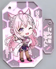 【中古】キーホルダー 博衣こより クリアツインチャーム きゅんキャラいらすとれーしょんず 「一番くじ ホロライブ vol.3」 クリアツインチャーム賞