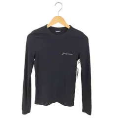 ジャックムス JACQUEMUS Le T-Shirt Brode ロゴ刺繍長袖Tシャツ レディース import：XS 