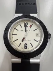 BVLGARI アルミニウム　AL38A　自動巻きラバーベルト BVLGARI ブルガリ アルミニウム 腕時計 AL38A アルミニウム