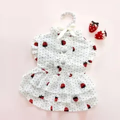 ストロベリーティアードワンピース