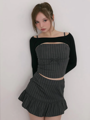 ANDMARY Dany ribbon knit set up