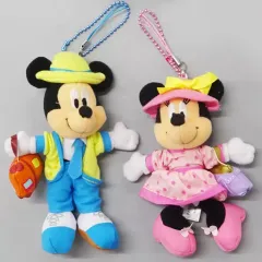 【中古】雑貨 ミッキー/ミニー ぬいぐるみストラップ2個セット 「ディズニー」 東京ディズニーリゾート限定 バケーションパッケージ2020特典