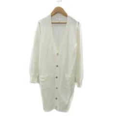 ロペピクニック ROPE Picnic ニットカーディガン Vネック ロング丈 無地 38 アイボリー /YS16