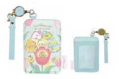 ケイ 【送料無料】【すみっコぐらし】リール付きパスケース【ざっそうとようせいのお花畑】【すみっこぐらし】【サンエックス】【ゆるキャラ】【ポーチ】【ケース】【ICカード入れ】【定期入れ】【収納】【通勤】【通学】【雑貨】【グッズ】【かわいい】