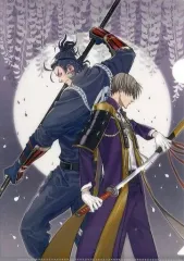 【中古】文房具 [単品] 日本号＆へし切長谷部 描き下ろしA4クリアファイル 「C92 刀剣乱舞-ONLINE- 2017夏コミセット」